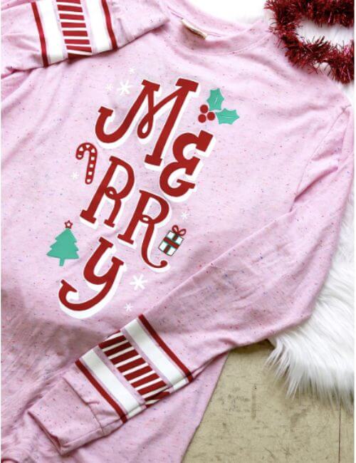 The Tiny Closet || Merry Charity Tee, Pink $45.00