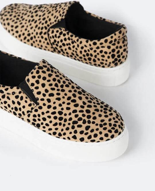 K. Ellis Boutique || 
Leopard Platform Sneakers