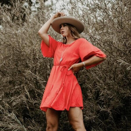 Dirt Road Fashionista || Pretty Little Thing Dress {Red} $49.99