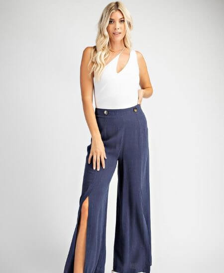 Rich Broke Boutique || Kylie Asymmetrical One Shoulder Bodysuit - Black, Grey or White $28.95