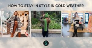 How to stay in style in cold weather